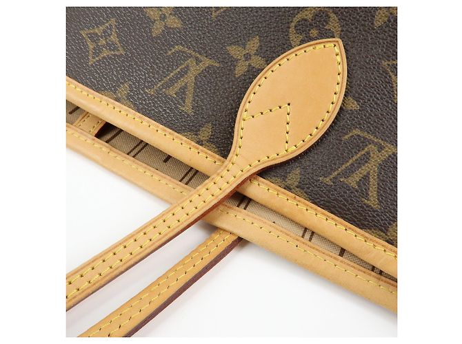 Borsa a spalla Tote Louis Vuitton Monogram Neverfull MM Brown M40156 - vista 10