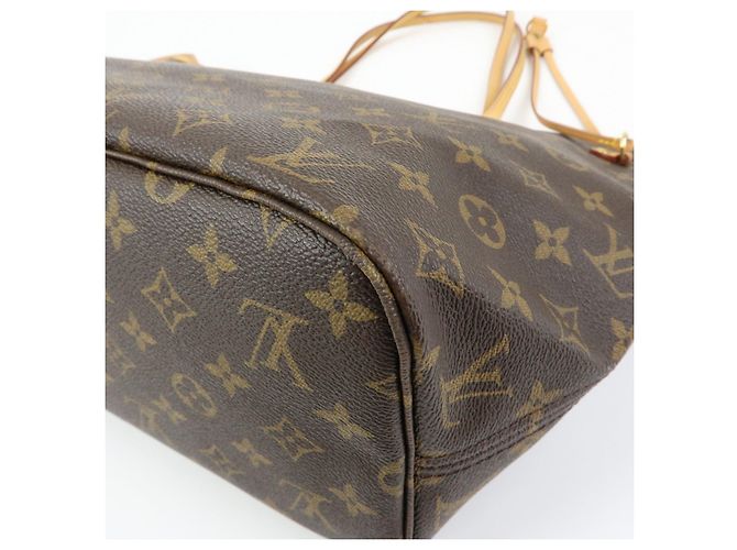 Borsa a spalla Tote Louis Vuitton Monogram Neverfull MM Brown M40156 - vista 12