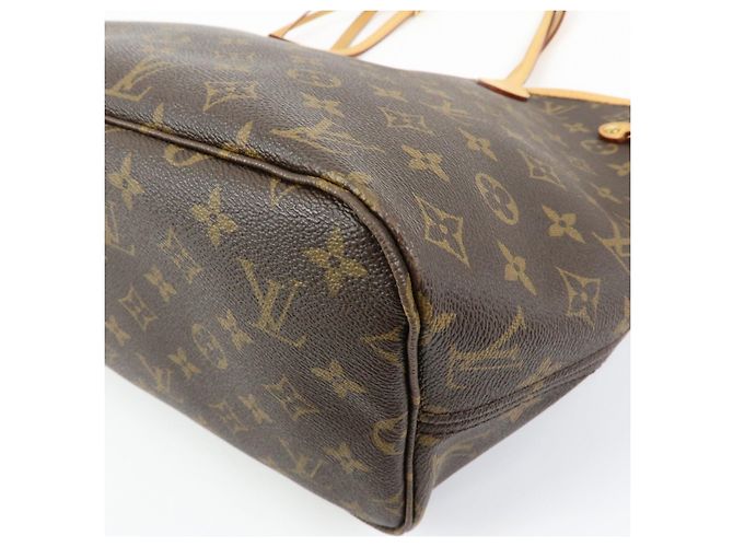 Borsa a spalla Tote Louis Vuitton Monogram Neverfull MM Brown M40156 - vista 14