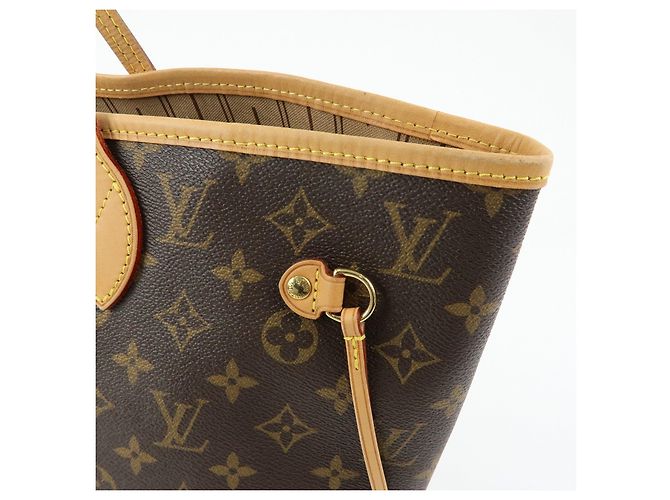 Borsa a spalla Tote Louis Vuitton Monogram Neverfull MM Brown M40156 - vista 15