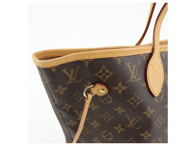 Borsa a spalla Tote Louis Vuitton Monogram Neverfull MM Brown M40156 - vista 16