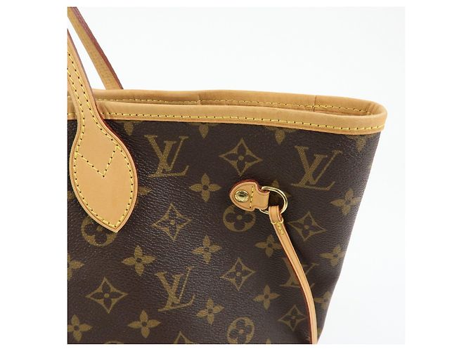 Borsa a spalla Tote Louis Vuitton Monogram Neverfull MM Brown M40156 - vista 17