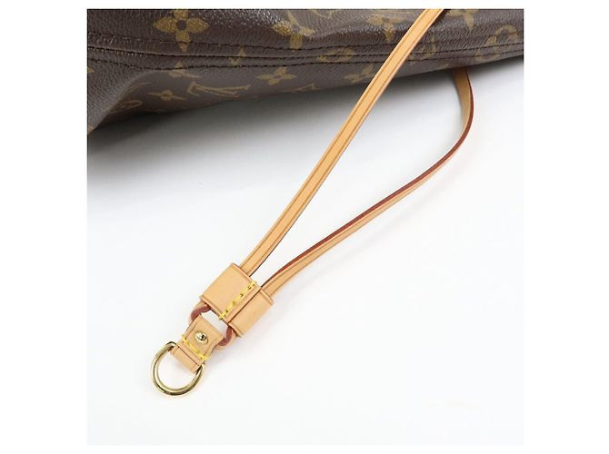 Borsa a spalla Tote Louis Vuitton Monogram Neverfull MM Brown M40156 - vista 18
