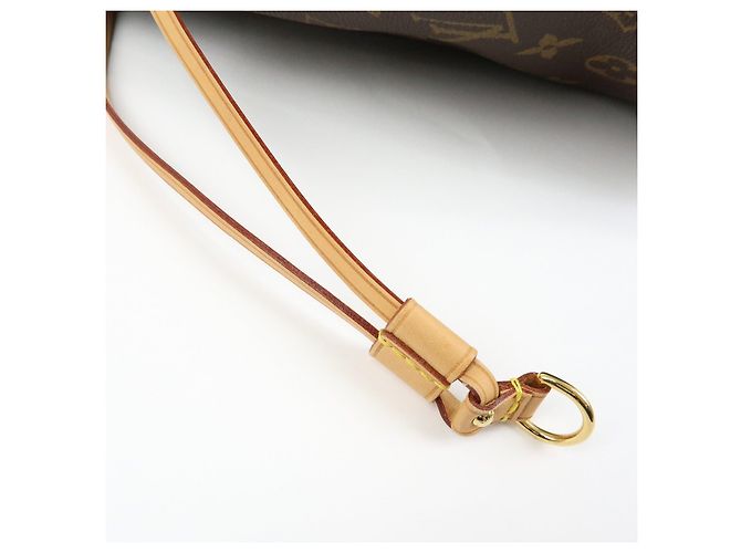 Borsa a spalla Tote Louis Vuitton Monogram Neverfull MM Brown M40156 - vista 19