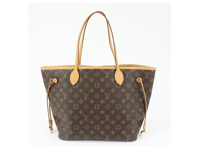 Borsa a spalla Tote Louis Vuitton Monogram Neverfull MM Brown M40156 - vista 2