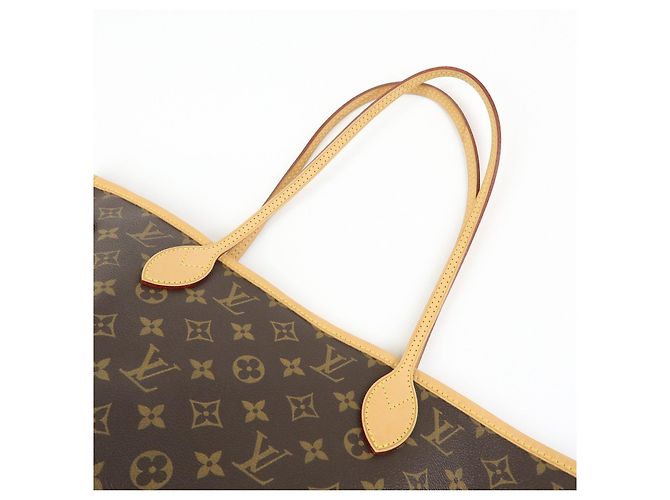 Borsa a spalla Tote Louis Vuitton Monogram Neverfull MM Brown M40156 - vista 6