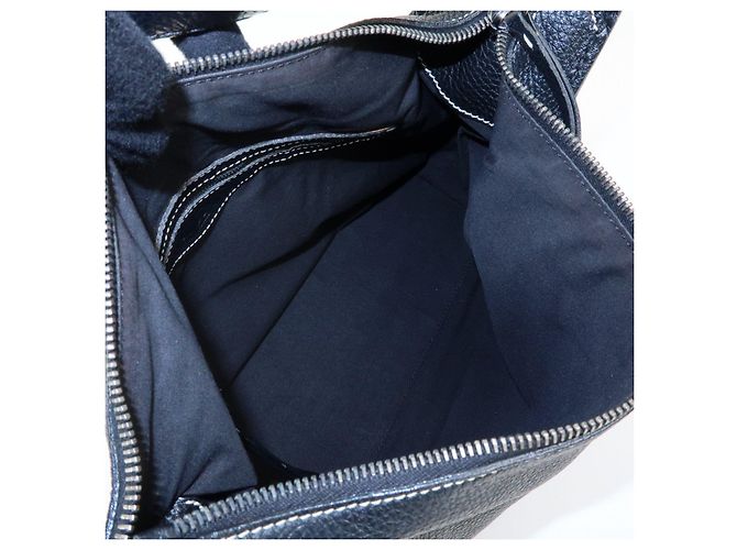 Borsa a tracolla e borsa a mano in pelle con cuciture logo TOD'S Nero - vista 21