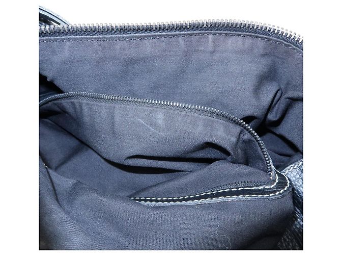 Borsa a tracolla e borsa a mano in pelle con cuciture logo TOD'S Nero - vista 23