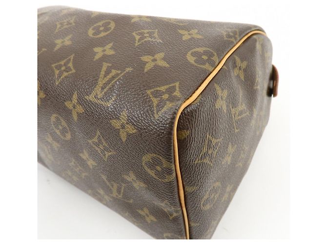 Louis Vuitton Monogram Speedy 25 Boston Bag Hand Bag Brown M41528 - vista 11