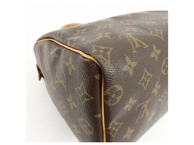 Louis Vuitton Monogram Speedy 25 Boston Bag Hand Bag Brown M41528 - vista 12