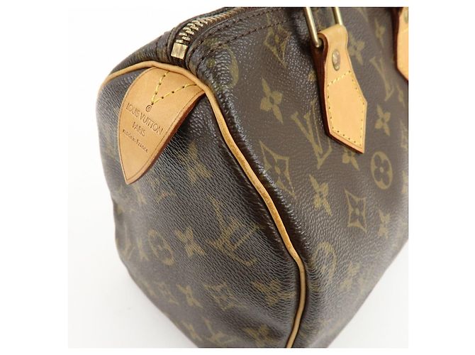 Louis Vuitton Monogram Speedy 25 Boston Bag Hand Bag Brown M41528 - vista 14