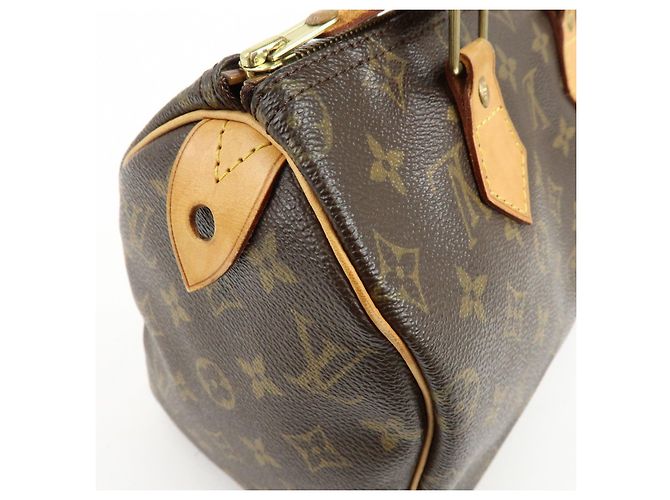 Louis Vuitton Monogram Speedy 25 Boston Bag Hand Bag Brown M41528 - vista 16