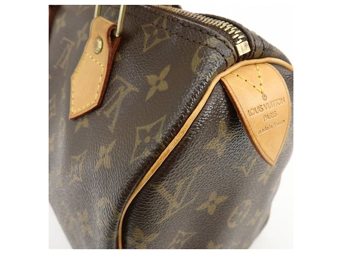 Louis Vuitton Monogram Speedy 25 Boston Bag Hand Bag Brown M41528 - vista 17