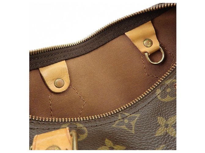 Louis Vuitton Monogram Speedy 25 Boston Bag Hand Bag Brown M41528 - vista 20