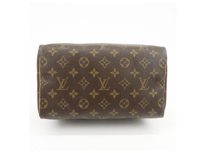 Louis Vuitton Monogram Speedy 25 Boston Bag Hand Bag Brown M41528 - vista 5