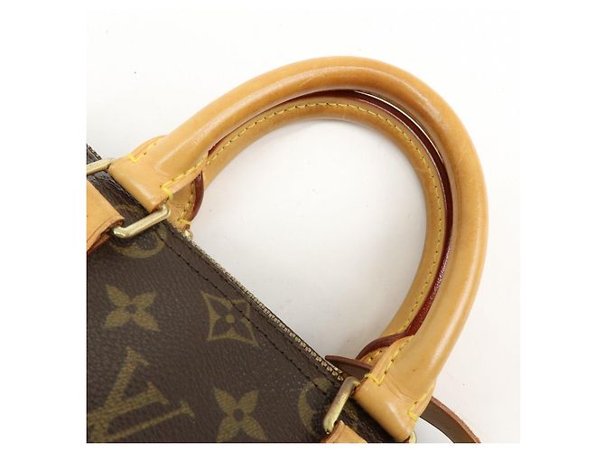 Louis Vuitton Monogram Speedy 25 Boston Bag Hand Bag Brown M41528 - vista 6