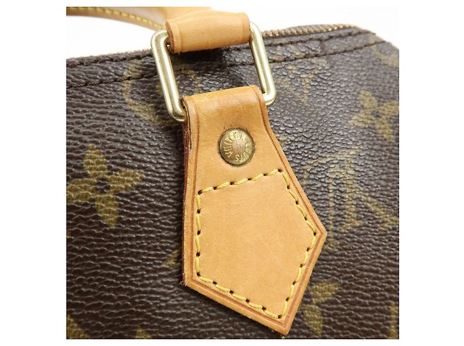 Louis Vuitton Monogram Speedy 25 Boston Bag Hand Bag Brown M41528 - vista 9