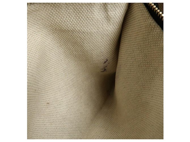 Borsa a tracolla in pelle GUCCI SOHO Interlocking G con nappina Nero 308361 - vista 21