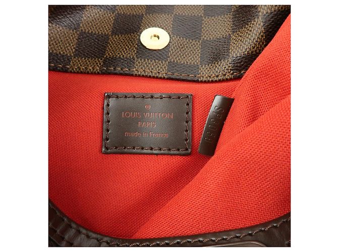 Borsa a spalla Louis Vuitton Damier Bloomsbury PM Brown N42251 - vista 12