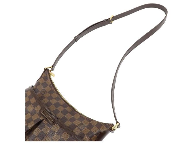 Borsa a spalla Louis Vuitton Damier Bloomsbury PM Brown N42251 - vista 4