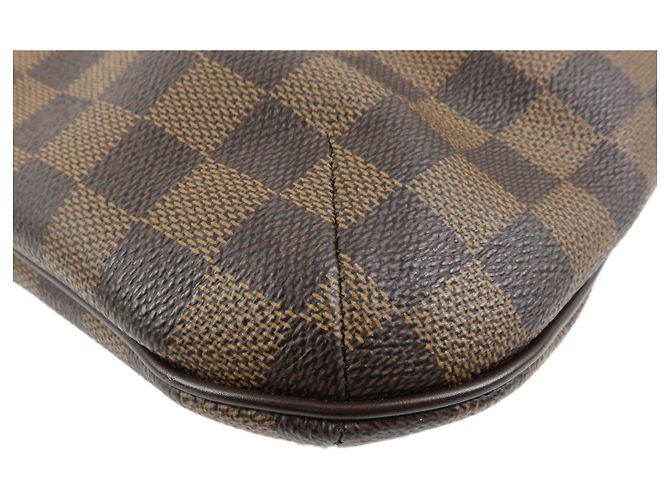Borsa a spalla Louis Vuitton Damier Bloomsbury PM Brown N42251 - vista 5