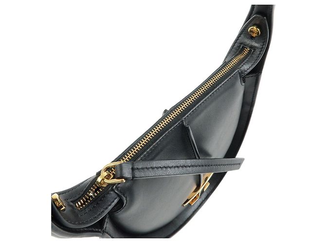 Borsa a mano in pelle TOD'S T Timeless SACCA LUNA MICRO Nera - vista 10