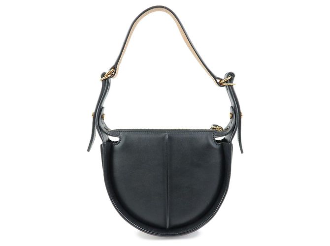 Borsa a mano in pelle TOD'S T Timeless SACCA LUNA MICRO Nera - vista 2