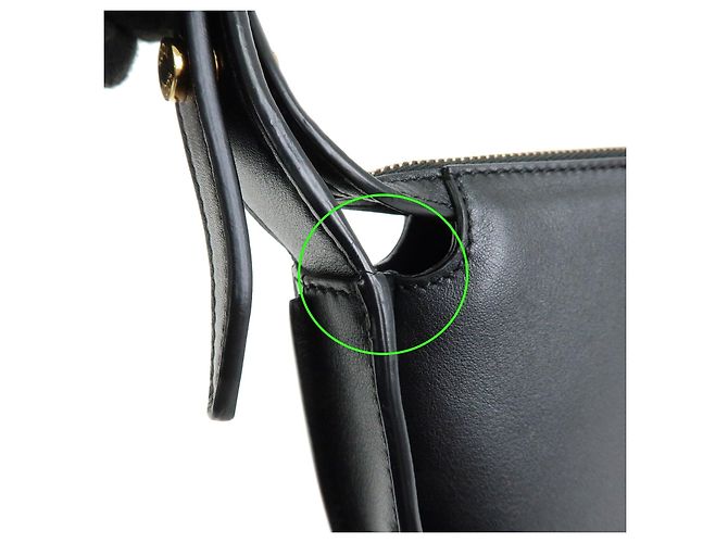 Borsa a mano in pelle TOD'S T Timeless SACCA LUNA MICRO Nera - vista 7