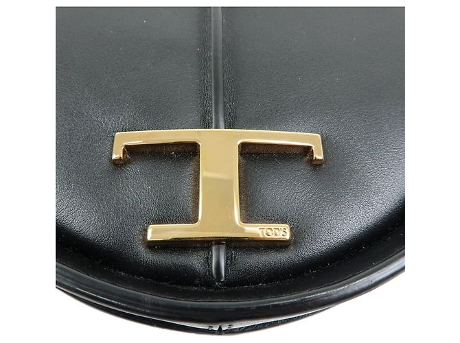 Borsa a mano in pelle TOD'S T Timeless SACCA LUNA MICRO Nera - vista 9