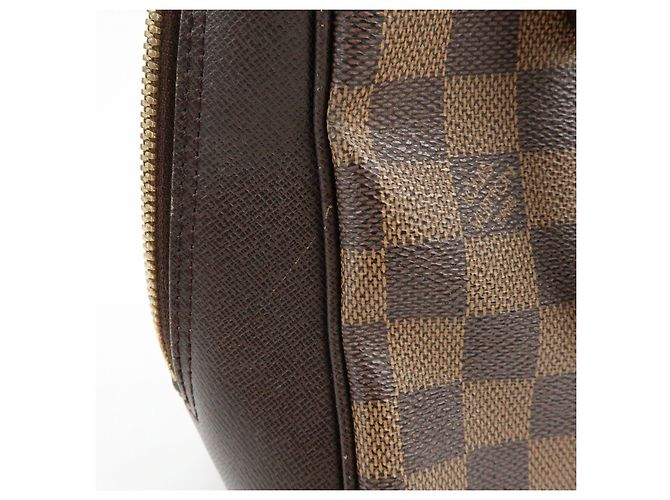 Borsa a mano Louis Vuitton Damier Ebene Canvas Leather Brera N51150 - vista 18