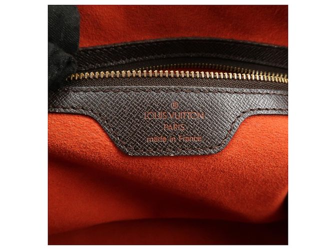 Borsa a mano Louis Vuitton Damier Ebene Canvas Leather Brera N51150 - vista 23