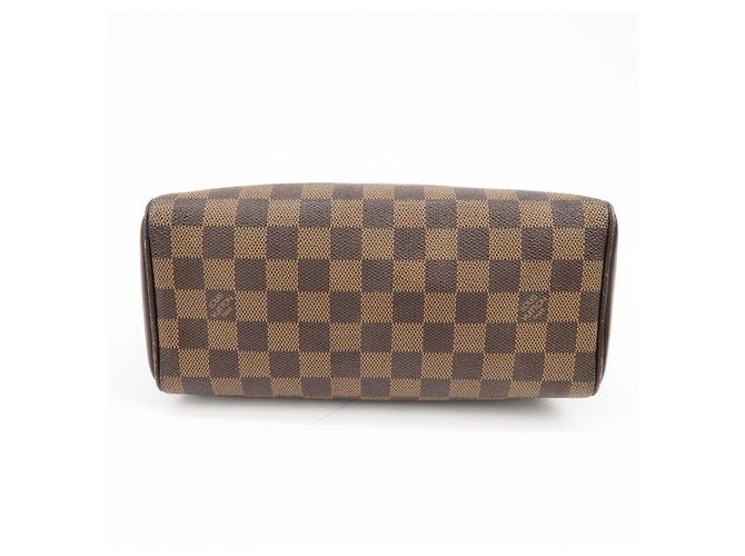 Borsa a mano Louis Vuitton Damier Ebene Canvas Leather Brera N51150 - vista 5