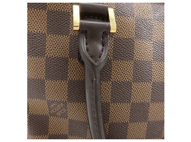 Borsa a mano Louis Vuitton Damier Ebene Canvas Leather Brera N51150 - vista 9