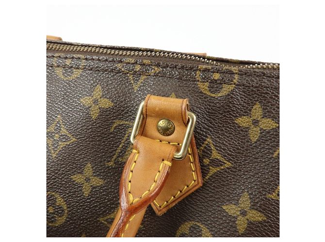 Louis Vuitton Monogram Speedy 35 Boston Bag Hand Bag Brown M41524 - vista 10