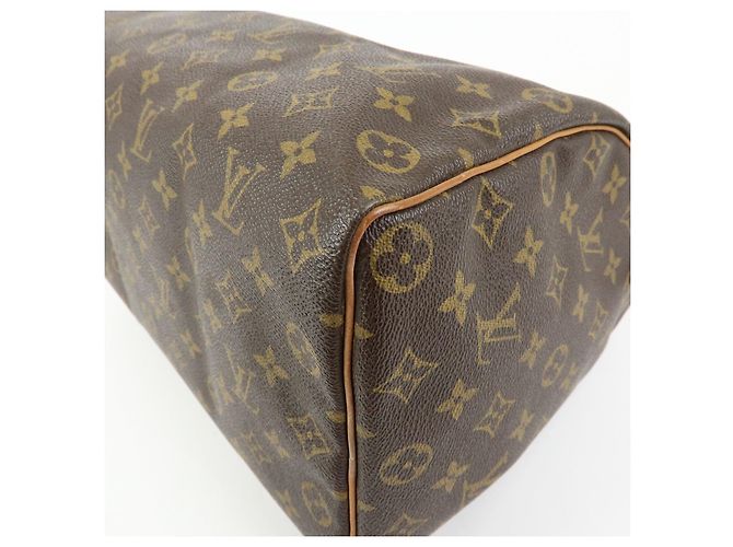 Louis Vuitton Monogram Speedy 35 Boston Bag Hand Bag Brown M41524 - vista 12