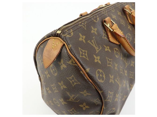 Louis Vuitton Monogram Speedy 35 Boston Bag Hand Bag Brown M41524 - vista 14