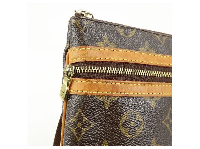 Louis Vuitton Monogram Pochette Bosphore Shoulder Bag Brown M40044 - vista 17