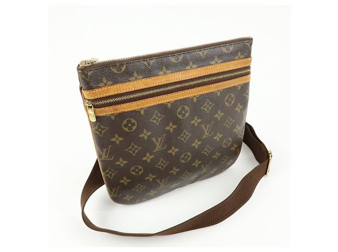 Louis Vuitton Monogram Pochette Bosphore Shoulder Bag Brown M40044 - vista 4