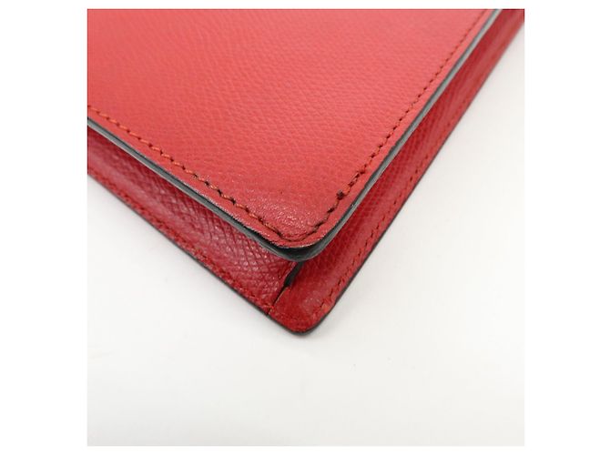 Autre Marque SAINT LAURENT PARIS Borsa a tracolla e a spalla Y-Line in pelle borchiata Rossa - vista 12