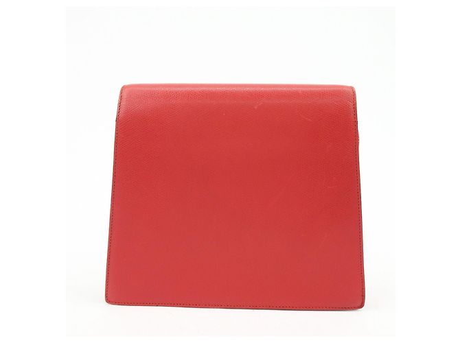 Autre Marque SAINT LAURENT PARIS Borsa a tracolla e a spalla Y-Line in pelle borchiata Rossa - vista 2