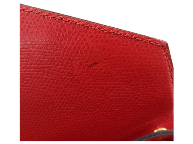 Autre Marque SAINT LAURENT PARIS Borsa a tracolla e a spalla Y-Line in pelle borchiata Rossa - vista 21