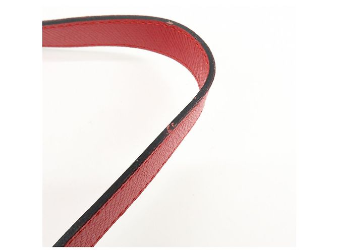 Autre Marque SAINT LAURENT PARIS Borsa a tracolla e a spalla Y-Line in pelle borchiata Rossa - vista 8