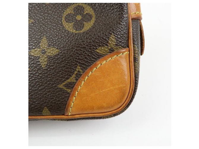 Borsa a pochette Louis Vuitton Monogram Marly Dragonne PM Brown M51827 - vista 16