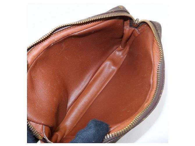 Borsa a pochette Louis Vuitton Monogram Marly Dragonne PM Brown M51827 - vista 19