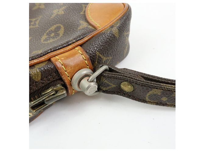Borsa a pochette Louis Vuitton Monogram Marly Dragonne PM Brown M51827 - vista 7