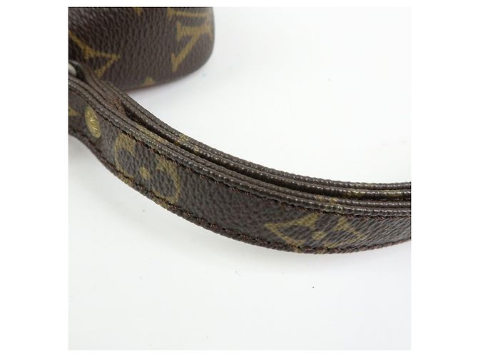 Borsa a pochette Louis Vuitton Monogram Marly Dragonne PM Brown M51827 - vista 8