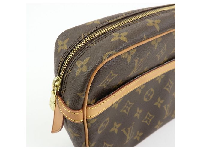 Louis Vuitton Monogram Compiegne 28 Pouch Clutch Bag Brown M51845 - vista 10