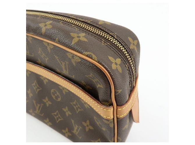 Louis Vuitton Monogram Compiegne 28 Pouch Clutch Bag Brown M51845 - vista 11