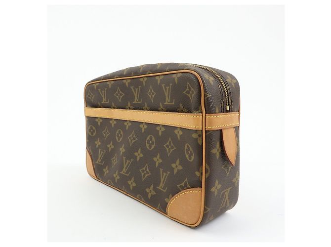 Louis Vuitton Monogram Compiegne 28 Pouch Clutch Bag Brown M51845 - vista 3