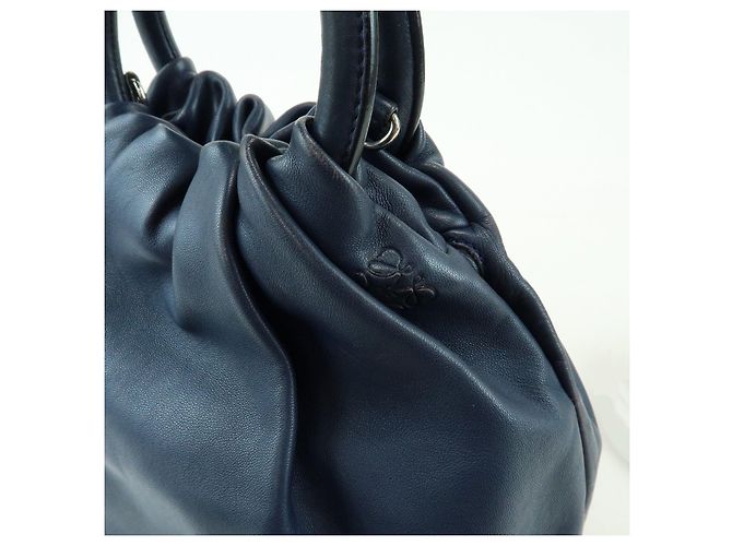 Borsa 2Way LOEWE Anagram in pelle Nappa Borsa a mano Borsa a tracolla Navy - vista 16